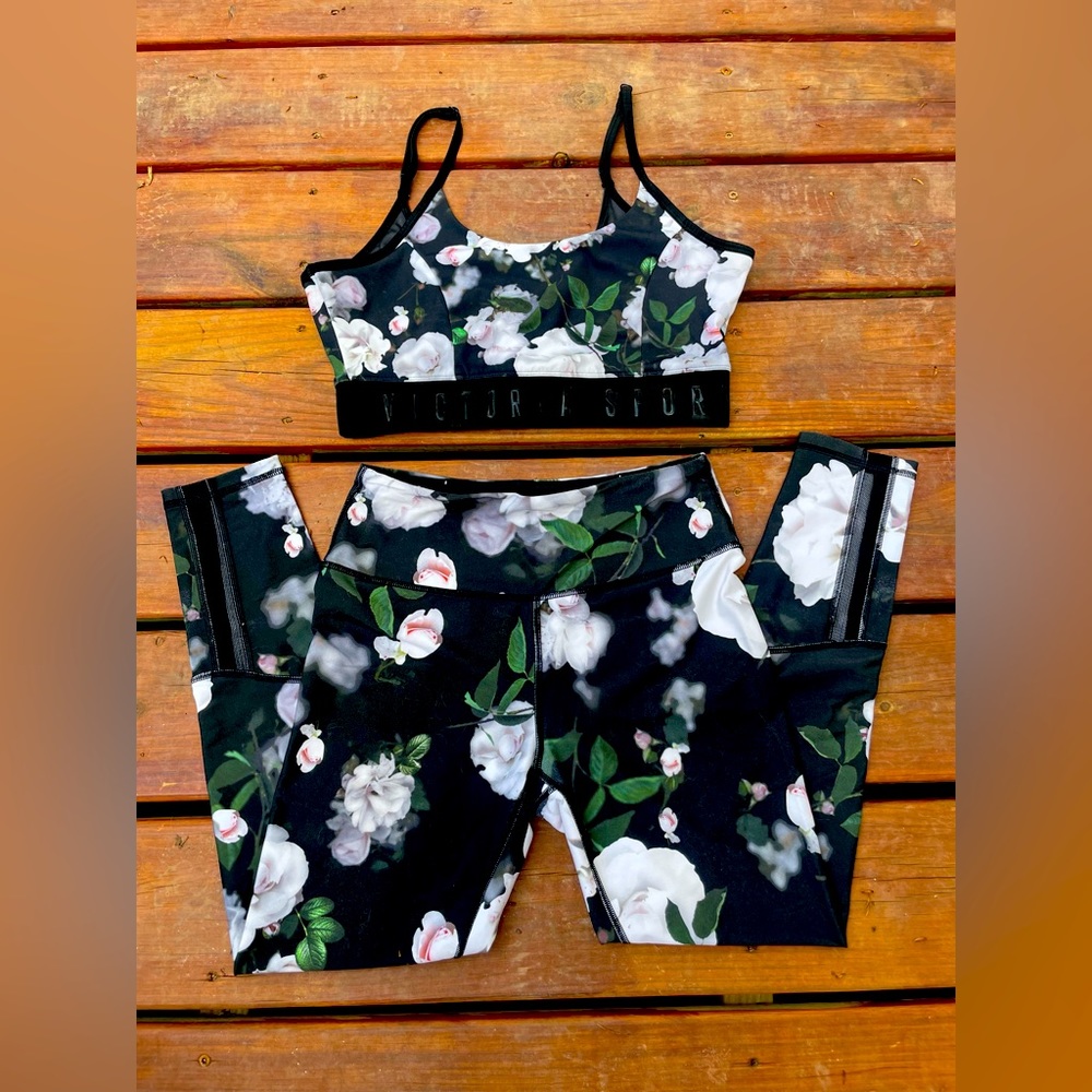 Victoria’s Secret Floral Workout Set